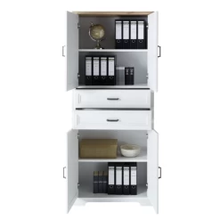 Dossierkast Samine Met 4 Deuren & 2 Lades - Wit/eik -Collectie Slaapkamermeubels Ontwerp zonder titel 2022 09 22T115506.276 50e5