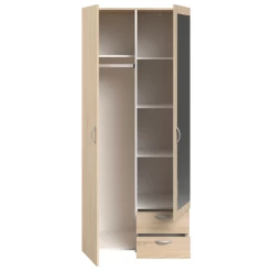 Opbergkast Salvador Spiegel, 2 Deuren & 2 Laden - Sonoma Eik 19 Opbergkast Salvador Spiegel, 2 Deuren & 2 Laden - Sonoma Eik -Collectie Slaapkamermeubels Ontwerp zonder titel 2022 10 27T091024.420 3cdf