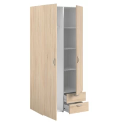 Opbergkast Salvador 2 Deuren & 2 Laden - Sonoma Eik -Collectie Slaapkamermeubels Ontwerp zonder titel 2022 10 27T091822.258 b655