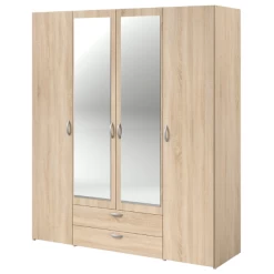 Opbergkast Salvador Spiegels, 4 Deuren & 2 Laden - Sonoma Eik 22 Opbergkast Salvador Spiegels, 4 Deuren & 2 Laden - Sonoma Eik -Collectie Slaapkamermeubels Ontwerp zonder titel 2022 10 27T094248.637 dcea