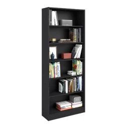 Boekenkast Hobby 198 Cm-5 Legplanken-zwart