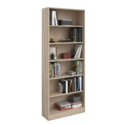 Boekenkast Hobby 198 Cm-5 Legplanken-eik