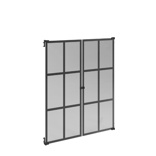 Kastdeuren Hobby-atelierstijl-glas 3 Kastdeuren Hobby-atelierstijl-glas