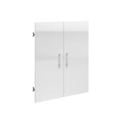 Kastdeuren Hobby-glanzend Wit