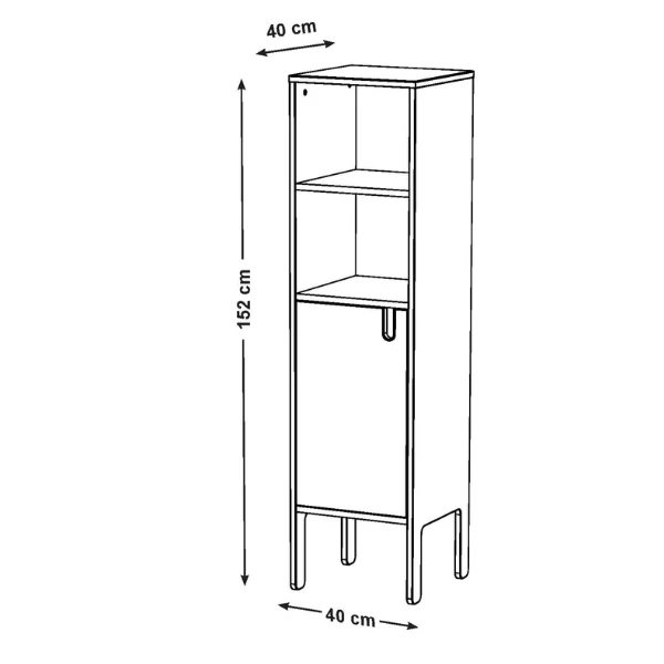 Hoge Kast Pop 40 Cm-geel 5 Hoge Kast Pop 40 Cm-geel - Afbeelding 3