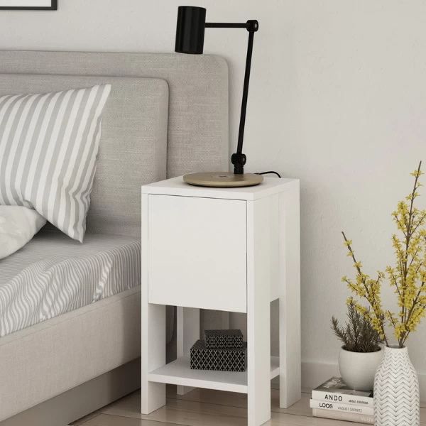 Nachtkastje Imani-wit 3 Nachtkastje Imani-wit