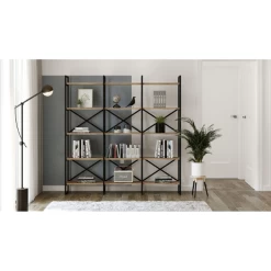 Open Boekenkast Charissa-Atlantische Pijnboom/zwart 8 Open Boekenkast Charissa-Atlantische Pijnboom/zwart -Collectie Slaapkamermeubels Ontwerp zonder titel 2023 02 08T144207.803 0b25