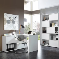 Hoekbureau Tyson 120x120 Cm - Wit/eik -Collectie Slaapkamermeubels Ontwerp zonder titel 2023 02 09T162856.126 e5b3