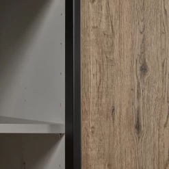 Kledingkast Anelia 245cm Met Spiegel - Eik/zwart 20 Kledingkast Anelia 245cm Met Spiegel - Eik/zwart -Collectie Slaapkamermeubels Ontwerp zonder titel 2023 02 09T163327.650 201e