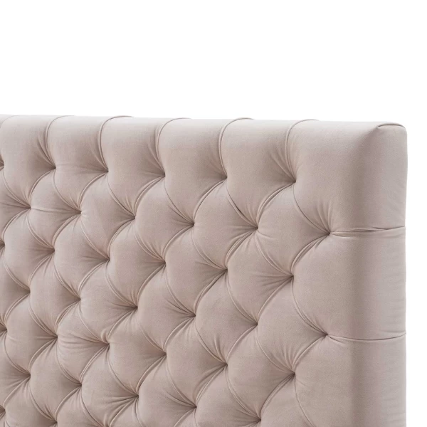 Tweepersoonsbed Janice Met Opbergruimte 180x200cm - Beige/chroom 7 Tweepersoonsbed Janice Met Opbergruimte 180x200cm - Beige/chroom - Afbeelding 5