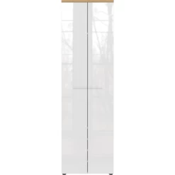 Kledingkast Abby Met 2 Deuren En 5 Legplanken - Eik/hoogglans Wit 15 Kledingkast Abby Met 2 Deuren En 5 Legplanken - Eik/hoogglans Wit -Collectie Slaapkamermeubels Ontwerp zonder titel 2023 03 20T135218.336 8a1b