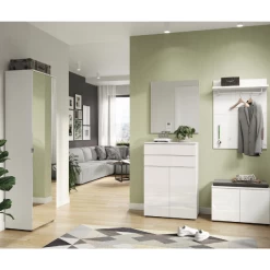 Kledingkast Bianca | 54 X 41 X 199 Cm | Spiegeldeur | Wit -Collectie Slaapkamermeubels Ontwerp zonder titel 2023 03 20T164228.591 169a