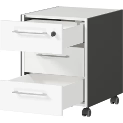 Ladeblok Jetta Met 3 Lades - Antraciet/wit -Collectie Slaapkamermeubels Ontwerp zonder titel 2023 03 21T111213.106 bb64