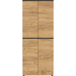 Archiefkast Miguel Met 2 Deuren En 4 Legplanken - Antraciet/eik -Collectie Slaapkamermeubels Ontwerp zonder titel 2023 03 21T141858.824 dd5b