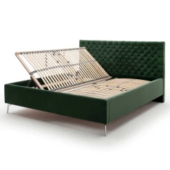 Tweepersoonsbed Janice Met Opbergruimte 160x200cm - Donkergroen/chroom 13 Tweepersoonsbed Janice Met Opbergruimte 160x200cm - Donkergroen/chroom -Collectie Slaapkamermeubels Ontwerp zonder titel 2023 03 21T161927.674 698d