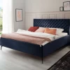 Tweepersoonsbed Janice Met Opbergruimte 160x200cm - Donkerblauw/zwart -Collectie Slaapkamermeubels Ontwerp zonder titel 2023 03 21T165508.934 74fb