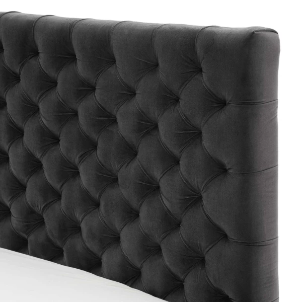 Tweepersoonsbed Janice Met Opbergruimte 180x200cm - Antraciet/zwart 9 Tweepersoonsbed Janice Met Opbergruimte 180x200cm - Antraciet/zwart - Afbeelding 7