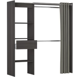 Verlengbare Kleerkast Boutique 114/168 Cm-Vulcano Eik 11 Verlengbare Kleerkast Boutique 114/168 Cm-Vulcano Eik -Collectie Slaapkamermeubels Ontwerp zonder titel 2023 04 04T085123.287 1850