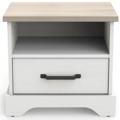 Nachtkastje Charme-Kronberg Eik/structuurwit