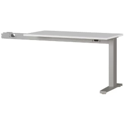 Verlengstuk Voor Bureau Osmond 113cm - Grijs