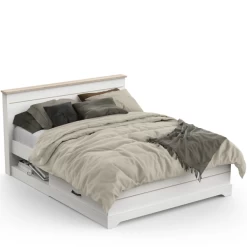 Bed Charme 160x200 Cm-Kronberg Eik/structuurwit 23 Bed Charme 160x200 Cm-Kronberg Eik/structuurwit -Collectie Slaapkamermeubels Ontwerp zonder titel 2023 04 11T162954.052 bfd6