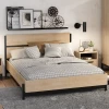 Bed Craig 160x200 Cm-Hamilton Eik/matzwart