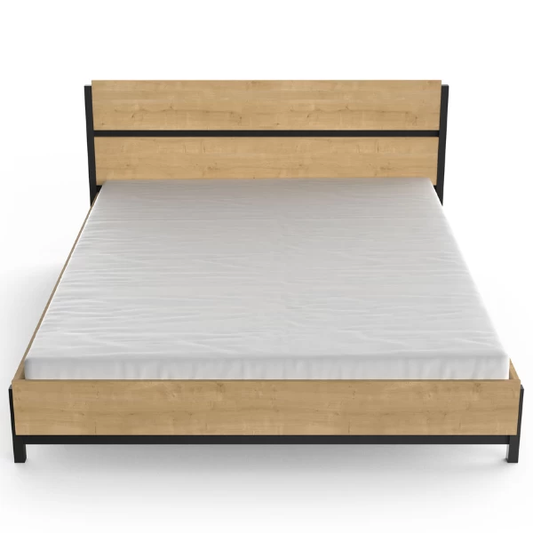 Bed Craig 160x200 Cm-Hamilton Eik/matzwart 10 Bed Craig 160x200 Cm-Hamilton Eik/matzwart - Afbeelding 8