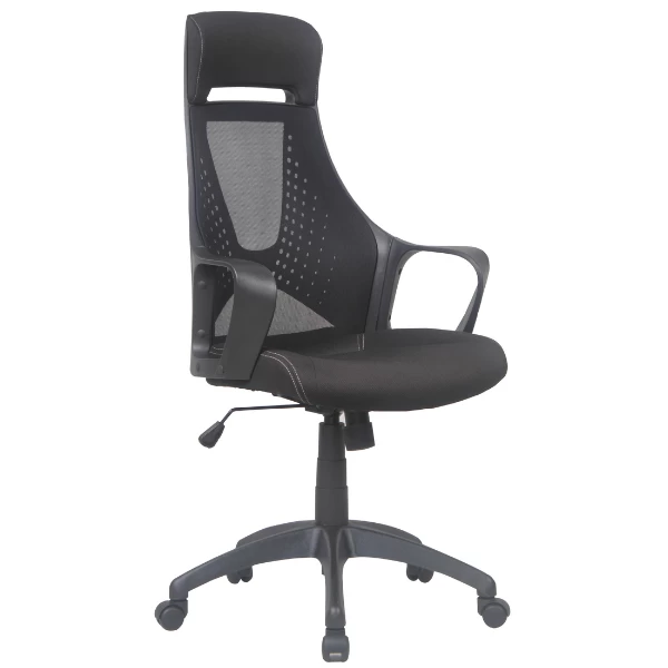 Bureaustoel Fieke-matzwart 3 Bureaustoel Fieke-matzwart