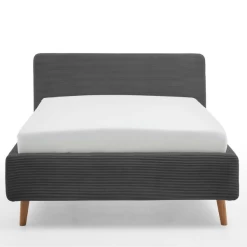 Bed Madras 140x200cm Met Opbergruimte Ribfluweel - Antraciet -Collectie Slaapkamermeubels Ontwerp zonder titel 2023 04 19T144659.433 708e