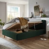 Bed Madras 140x200cm Met Opbergruimte Ribfluweel - Donkergroen -Collectie Slaapkamermeubels Ontwerp zonder titel 2023 04 19T153628.247 5447