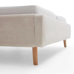 Bed Madras 160x200cm Met Opbergruimte Ribfluweel - Beige -Collectie Slaapkamermeubels Ontwerp zonder titel 2023 04 20T133434.330 8172