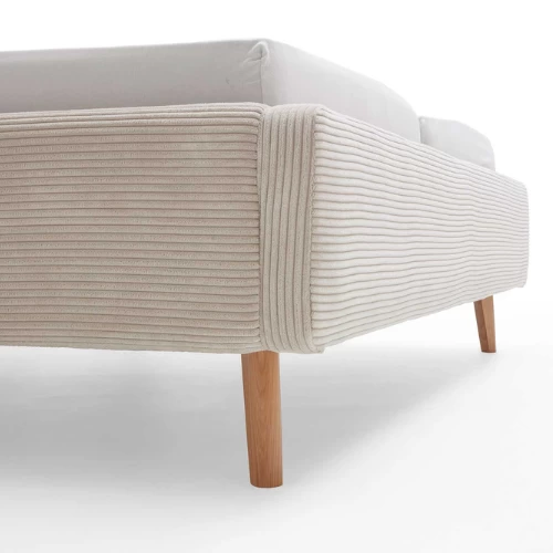 Bed Madras 180x200cm Met Opbergruimte Ribfluweel - Beige 9 Bed Madras 180x200cm Met Opbergruimte Ribfluweel - Beige - Afbeelding 7