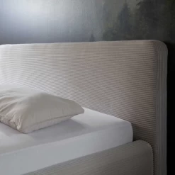 Bed Madras 160x200cm Met Opbergruimte Ribfluweel - Beige -Collectie Slaapkamermeubels Ontwerp zonder titel 2023 04 20T133539.115 e26d