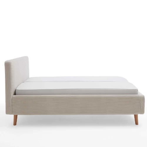 Bed Madras 180x200cm Met Opbergruimte Ribfluweel - Beige 10 Bed Madras 180x200cm Met Opbergruimte Ribfluweel - Beige - Afbeelding 8