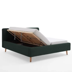 Bed Madras 160x200cm Met Opbergruimte Ribfluweel - Donkergroen -Collectie Slaapkamermeubels Ontwerp zonder titel 2023 04 20T140421.861 fb85