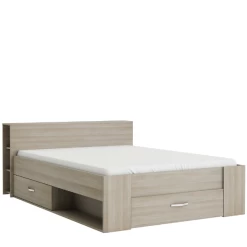 Bed Poppeline 140 X 190 Cm-Shannon Eik 8 Bed Poppeline 140 X 190 Cm-Shannon Eik -Collectie Slaapkamermeubels Ontwerp zonder titel 2023 04 25T100858.716 c6d1