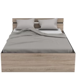 Bed Micheline 140 X 190 Cm-geborstelde Eik/matzwart -Collectie Slaapkamermeubels Ontwerp zonder titel 2023 04 25T113836.850 5488