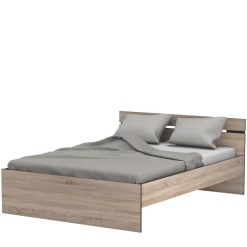 Bed Micheline 140 X 190 Cm-geborstelde Eik/matzwart -Collectie Slaapkamermeubels Ontwerp zonder titel 2023 04 25T114023.871 6cc1