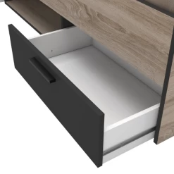 Bed Micheline 140 X 190 Cm-geborstelde Eik/matzwart -Collectie Slaapkamermeubels Ontwerp zonder titel 2023 04 25T114202.890 fed4