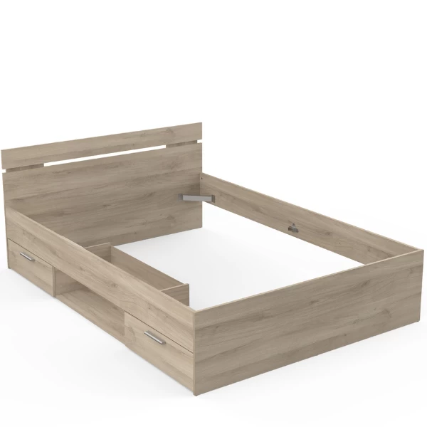 Bed Micheline 140 X 200 Cm-Kronberg Eik 8 Bed Micheline 140 X 200 Cm-Kronberg Eik - Afbeelding 6