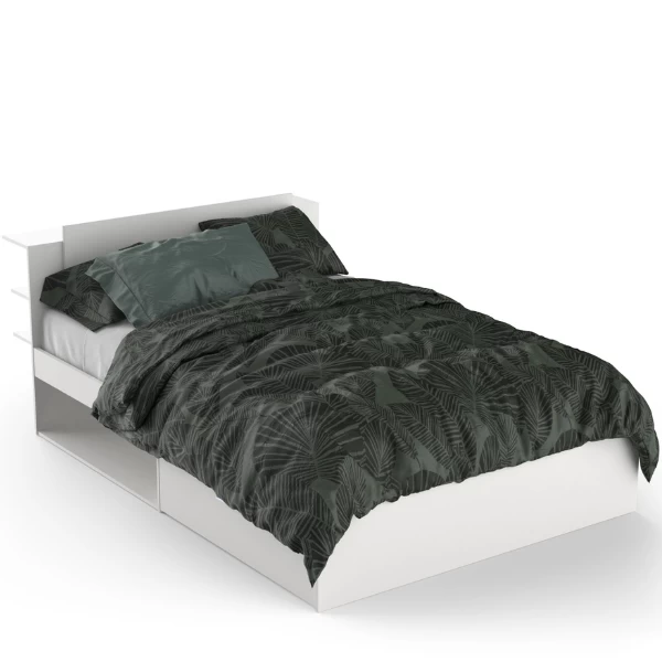 Bed Maura Met Opbergruimte 140 X 190cm/200 Cm-mat Wit 3 Bed Maura Met Opbergruimte 140 X 190cm/200 Cm-mat Wit