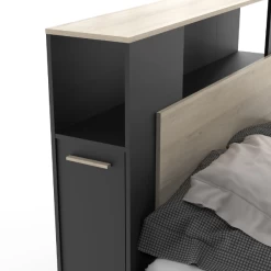 Bed Liva 140 X 190 Cm/200 Cm-Kronberg Eik/matzwart -Collectie Slaapkamermeubels Ontwerp zonder titel 2023 04 27T092127.810 bbc4