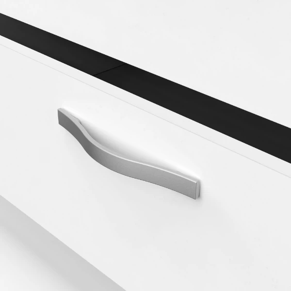 Kleerkast Philine 8 Draaideuren, 2 Lades, 8 Legplanken En 1 Kledingroede-mat Wit 4 Kleerkast Philine 8 Draaideuren, 2 Lades, 8 Legplanken En 1 Kledingroede-mat Wit - Afbeelding 2