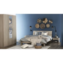 Bed Prya 140 X 190/200 Cm-Shannon Eik -Collectie Slaapkamermeubels Ontwerp zonder titel 2023 05 09T094004.614 20d7