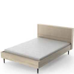 Bed Sayuri 140 X 190/200 Cm-Kronberg Eik/wicker -Collectie Slaapkamermeubels Ontwerp zonder titel 2023 05 10T092917.730 9049