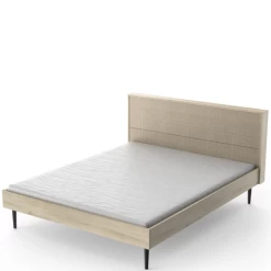 Bed Sayuri 160 X 200 Cm-Kronberg Eik/wicker -Collectie Slaapkamermeubels Ontwerp zonder titel 2023 05 10T093547.073 18de
