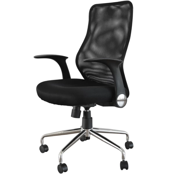 Bureaustoel Suri-matzwart Polyester Mesh 10 Bureaustoel Suri-matzwart Polyester Mesh - Afbeelding 8