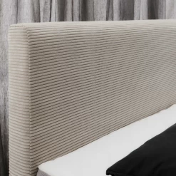 Boxspring Sirocco 160x200cm Ribfluweel - Beige 11 Boxspring Sirocco 160x200cm Ribfluweel - Beige -Collectie Slaapkamermeubels Ontwerp zonder titel 2023 05 12T145659.387 a91e