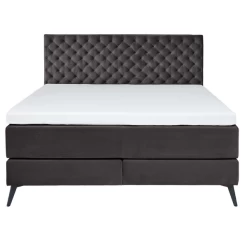 Tweepersoonsboxspring Janice 200x200cm - Antraciet -Collectie Slaapkamermeubels Ontwerp zonder titel 2023 05 15T150024.673 aef0