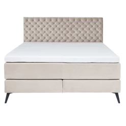 Tweepersoonsboxspring Janice 160x200cm - Beige -Collectie Slaapkamermeubels Ontwerp zonder titel 2023 05 15T151107.253 675f